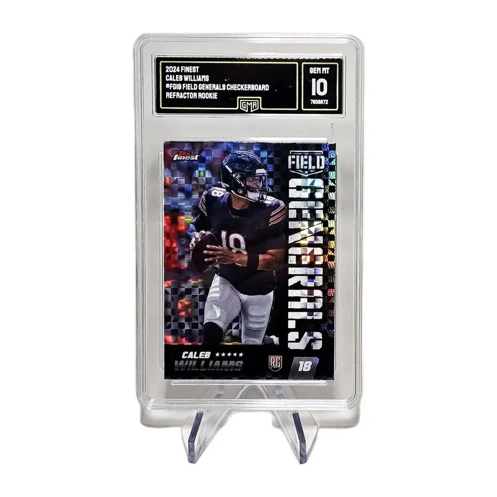 CALEB WILLIAMS RC CHECKERBOARD FIELD GENERALS FG19 GEM MINT 10 TOPPS FINEST 2024